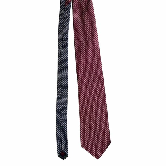 Tommy Hilfiger | Accessories | Tommy Hilfiger Red Navy Twotone Diamond ...